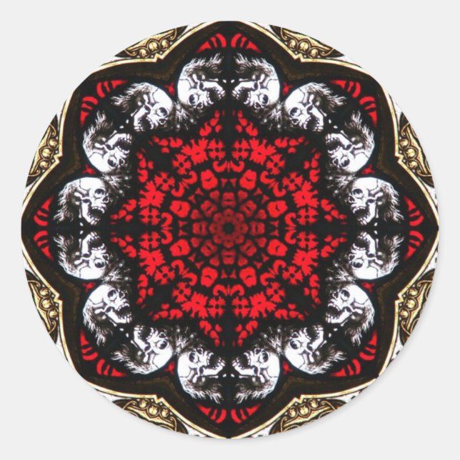 Sticker für die Rose Barock (Vorderseite)