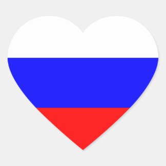 Sticker für die russische Flagge
