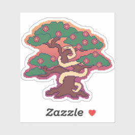 Sticker für die Schlange im Jahr 2025