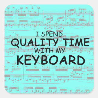 Sticker für die Tastatur zur Qualitätszeit