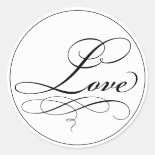 Sticker für Elegante Script-Liebe