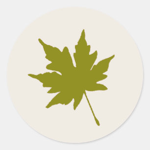 Sticker für farbiges Fallleaf