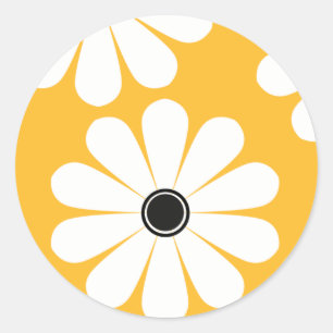Sticker für Funky Daisies (Gelb)