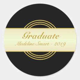 Sticker für Golden & Black Graduate