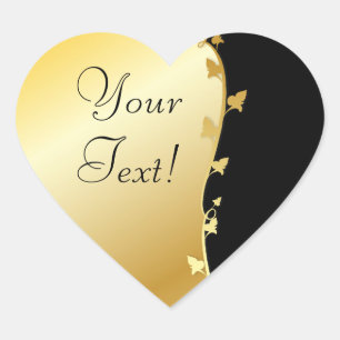 Sticker für goldene Blätter