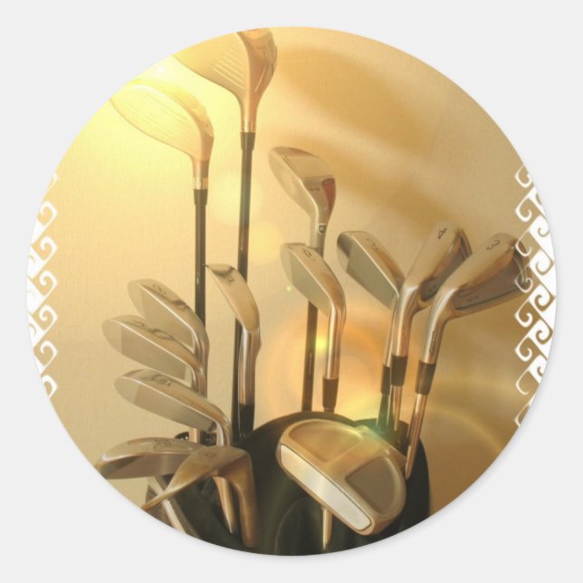 Sticker für Golfklubs (Vorderseite)