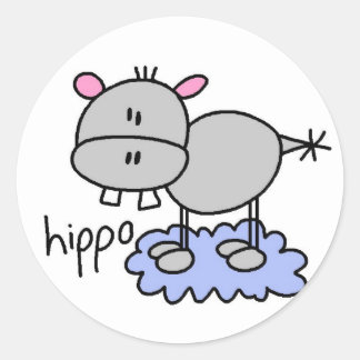 Sticker für Hippopotamus