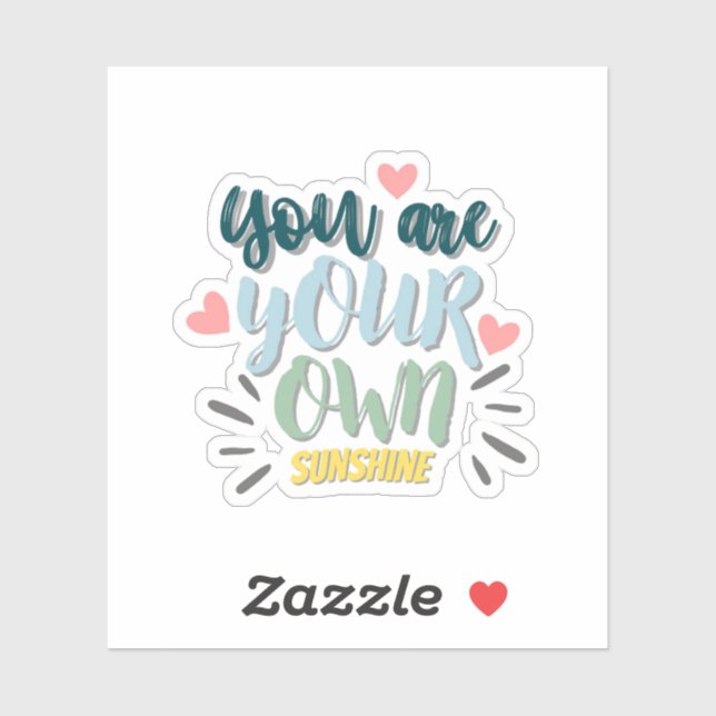 Sticker für inspirierende Zitate (Blatt)