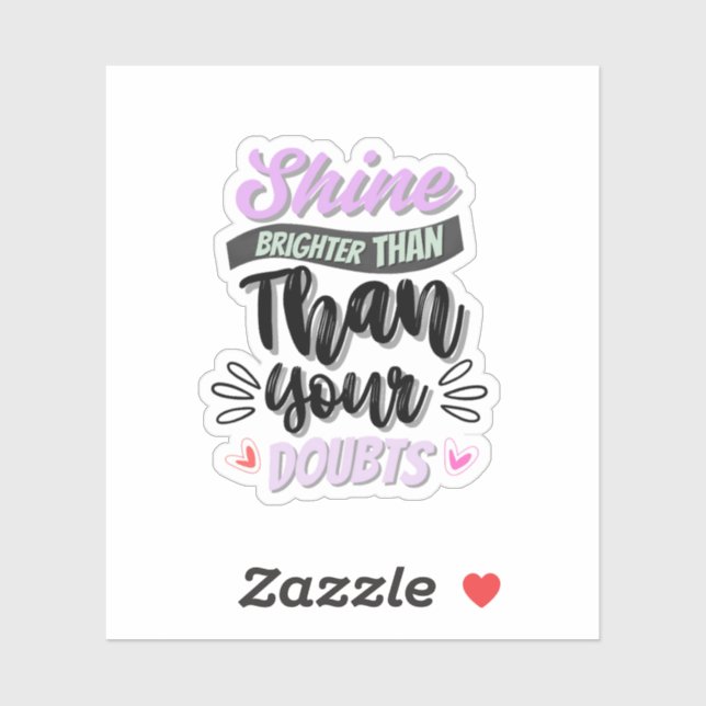 Sticker für inspirierende Zitate (Blatt)