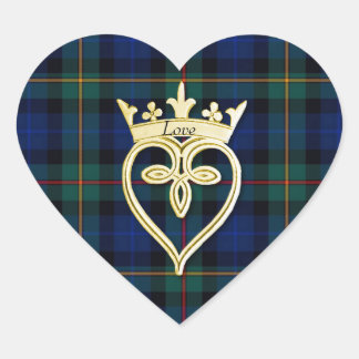 Sticker für Karierte Heart-Hochzeitsticker für ele