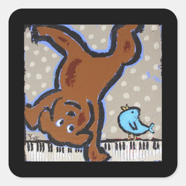 Sticker für Klavierschüler (Vorderseite)