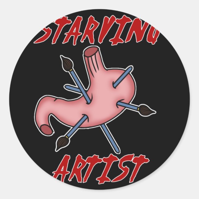Sticker für Künstler (Vorderseite)