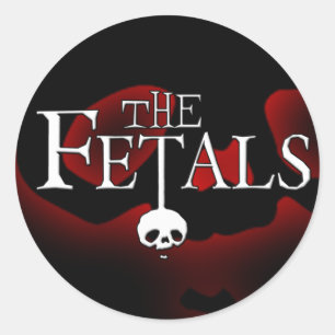 Sticker für leuchtende Skull-Logos
