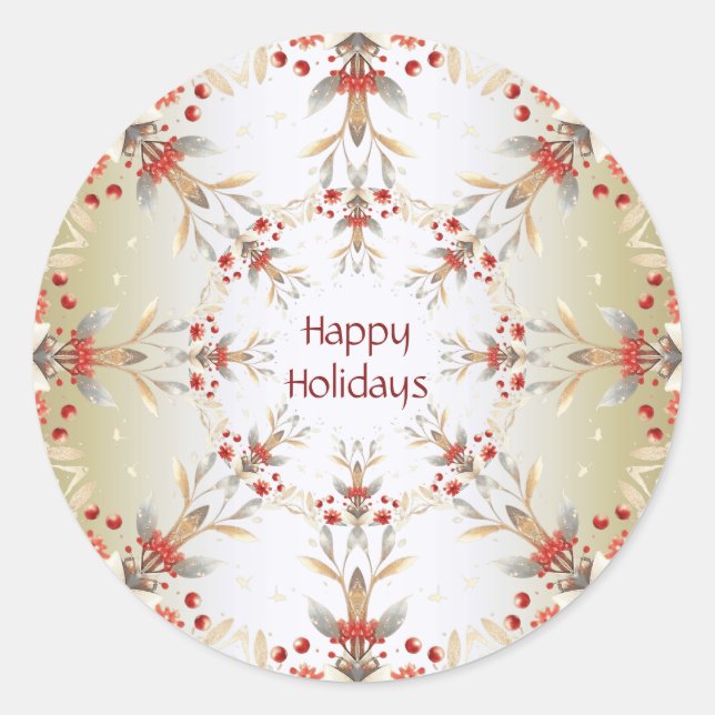 Sticker für moderne Blume (Vorderseite)