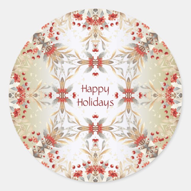 Sticker für moderne Blume (Vorderseite)