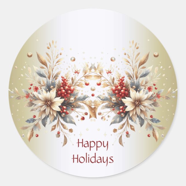 Sticker für moderne Blume (Vorderseite)