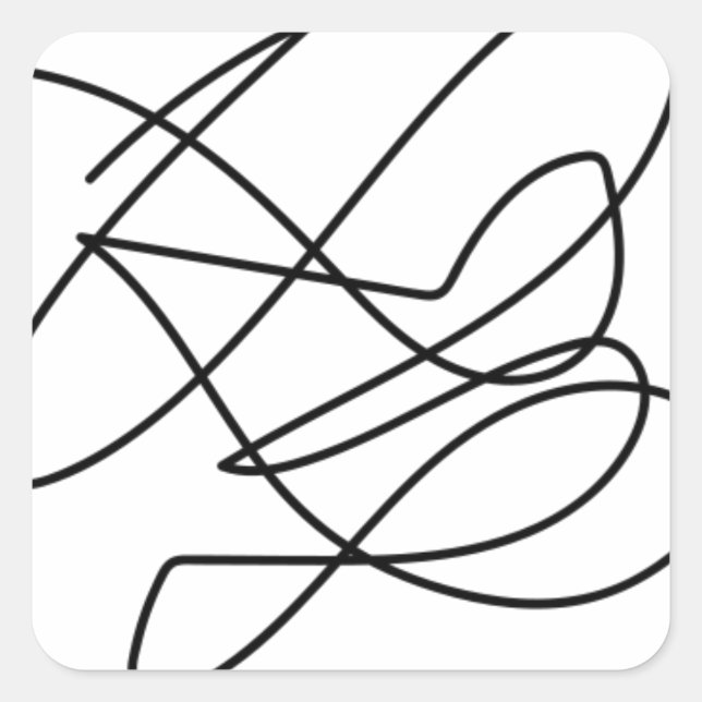 Sticker für moderne Kunst (Vorderseite)