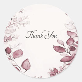 Sticker für moderne rote Blätter