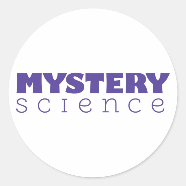 Sticker für Mystery Science (Vorderseite)