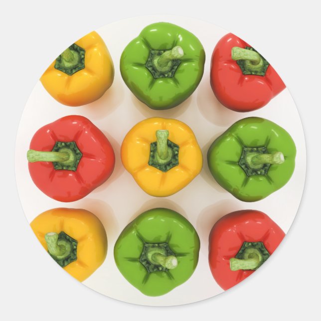 Sticker für Paprikaschoten (Vorderseite)