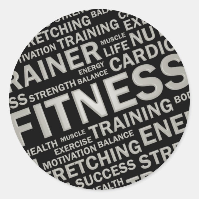 Sticker für Personal Trainer oder Fitness Center (Vorderseite)