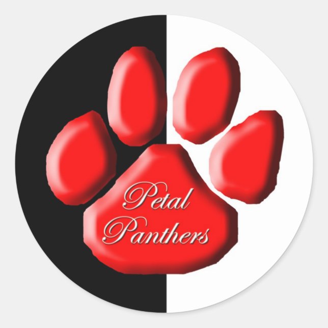 Sticker für Petal Panthers (Vorderseite)
