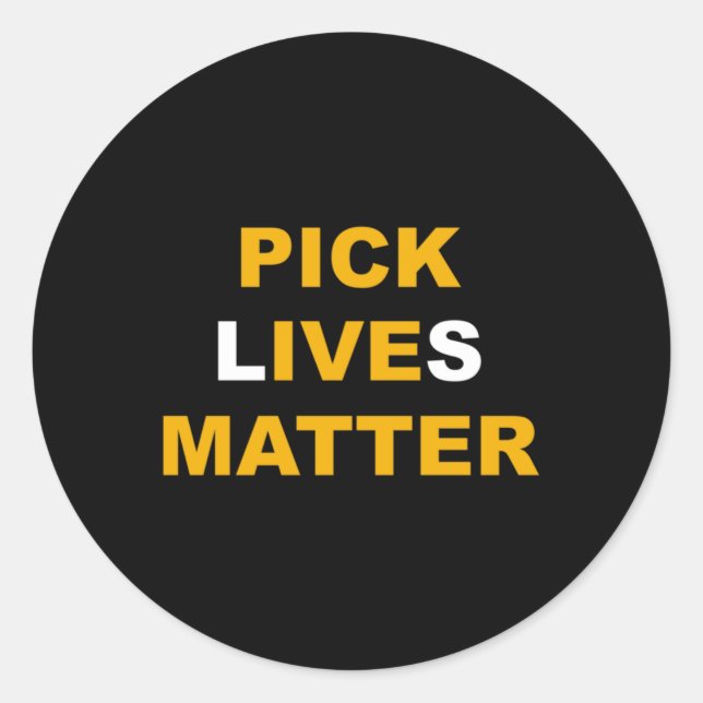 Sticker für Pick Lives (Vorderseite)