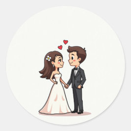 Sticker für romantische Hochzeitstage