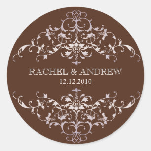 Sticker für romantische Ornamente