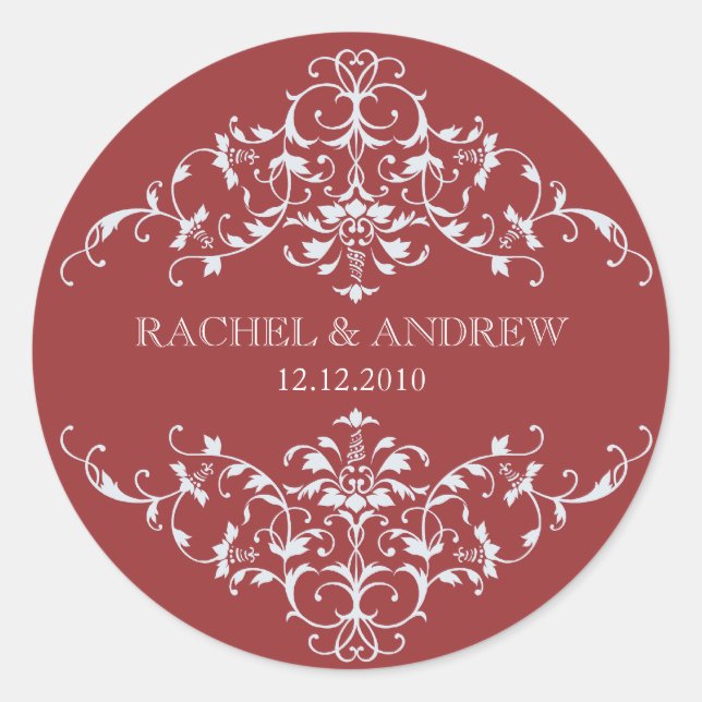 Sticker für romantische Ornamente (Vorderseite)