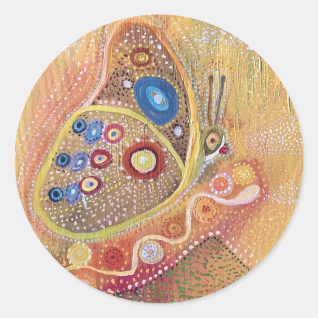 Sticker für Schmetterlingsbilder (Vorderseite)