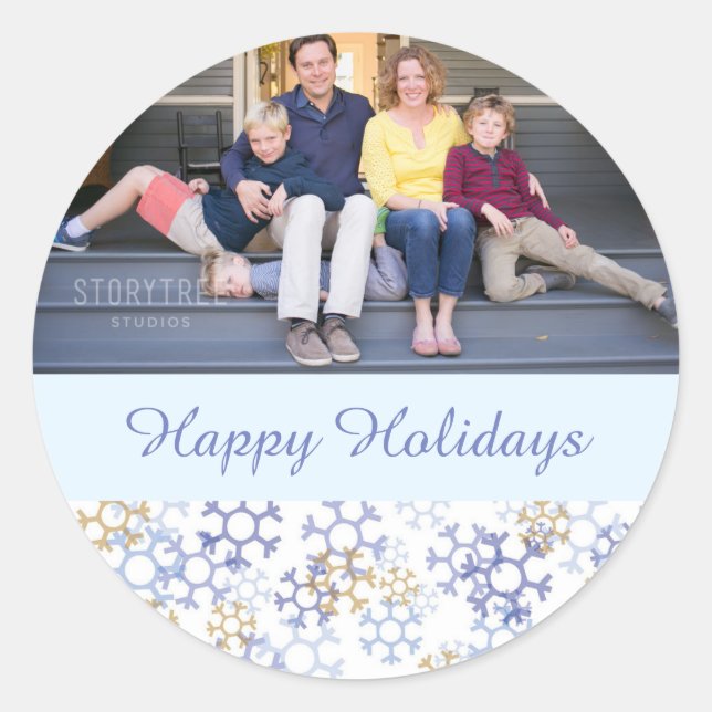 Sticker für Schneeflocken (Vorderseite)