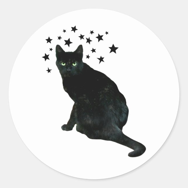 Sticker für schwarze Katzenstangen (Vorderseite)