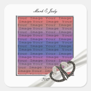 Sticker für schwarze und weiße Diamanten