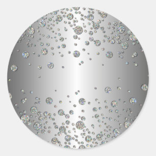 Sticker für silberne Glitzer