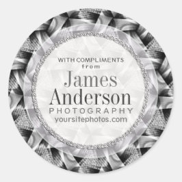 Sticker für Silver Weave-Muster