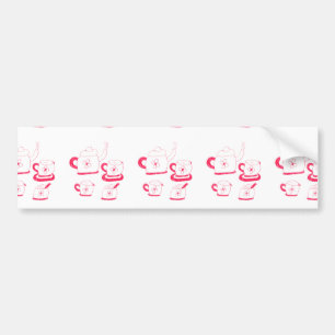 Sticker für Tea Time Stoßper Autoaufkleber