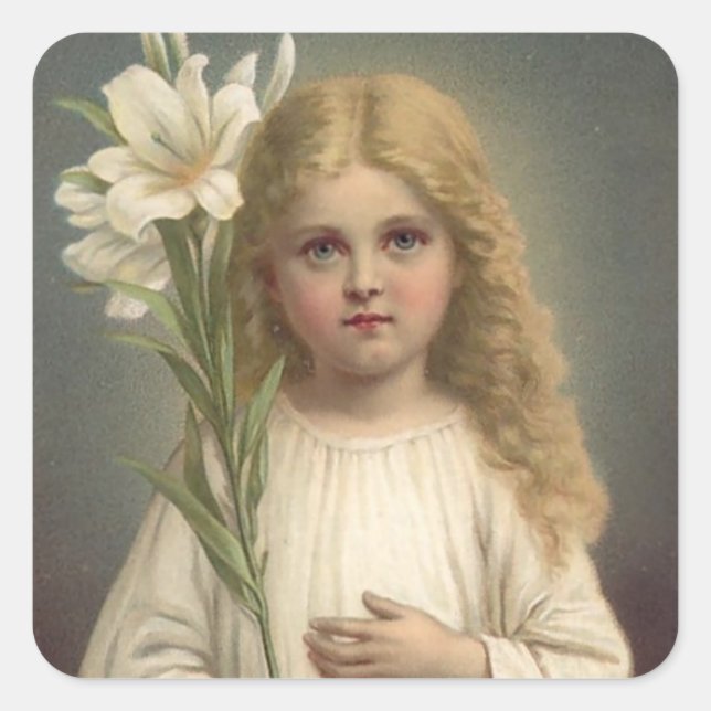 Sticker für Vintage Osterferien (Vorderseite)