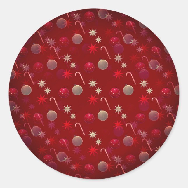 Sticker für Weihnachtsfeiertage (Vorderseite)