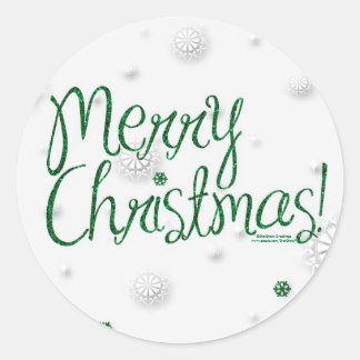 Sticker für Weihnachtsschneeflocken