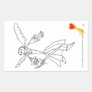 Sticker, Gage's Heaven Worrior #1 Rechteckiger Aufkleber