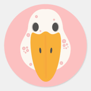 Sticker Gans mit Pickeln