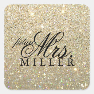 Sticker - Glitzer Fab Future Mrs.