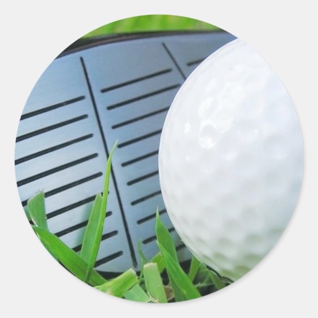 Sticker/Golfspielen Runder Aufkleber