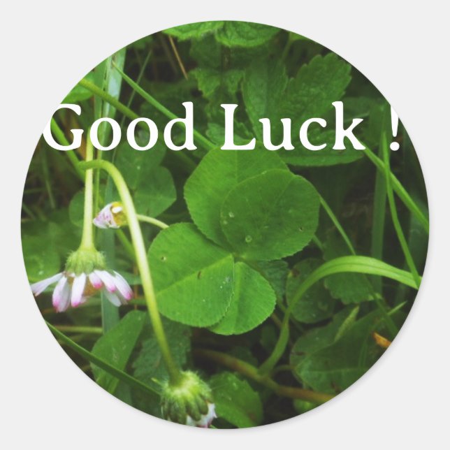 Sticker Good Luck! (Vorderseite)