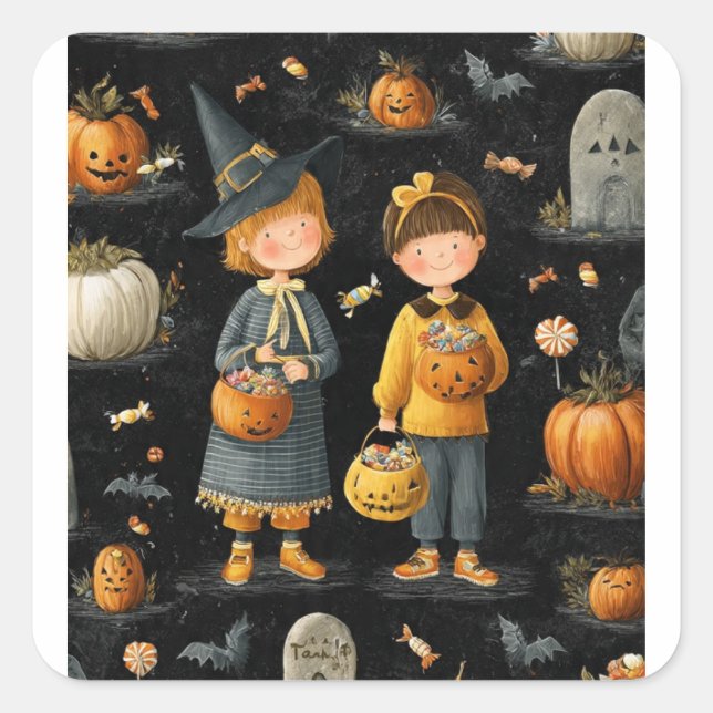 Sticker Halloween-Party  (Vorderseite)