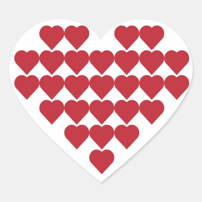 Sticker Heftform Valentinstag (Vorderseite)