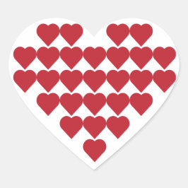 Sticker Heftform Valentinstag