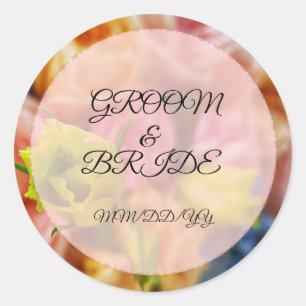 Sticker Hochzeit Sache . Bräutigam & Brauttext