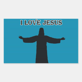 Sticker i love jesus